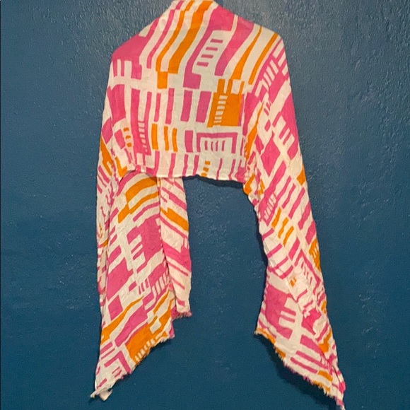 Nordstrom Rack New with Tags Scarf Colorful 28x82 - Picture 2 of 5